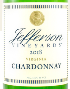 Jefferson Vineyards - Premium Virginia Chardonnay Wine