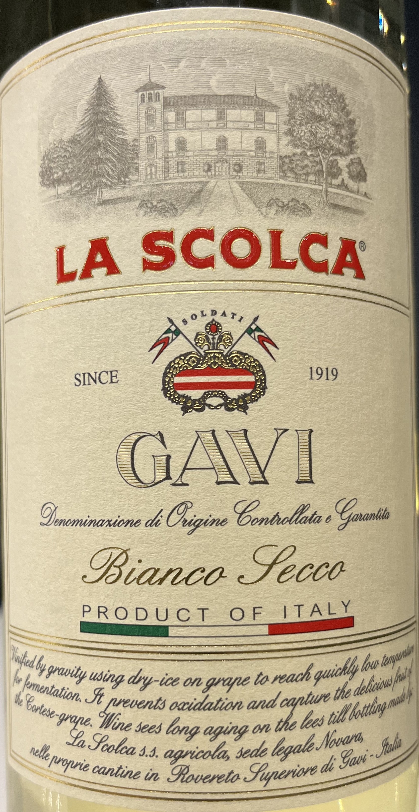 La Scolca Italian Gavi White Wine