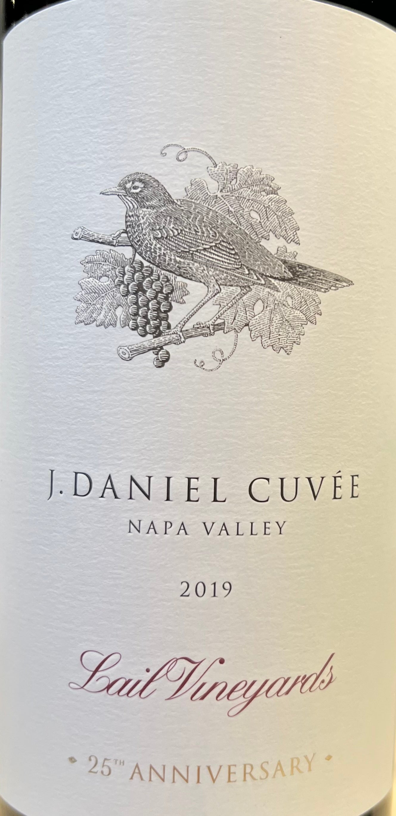 Lail 'J. Daniel Cuvee' - Premium 2019 Napa Valley Cabernet Sauvignon