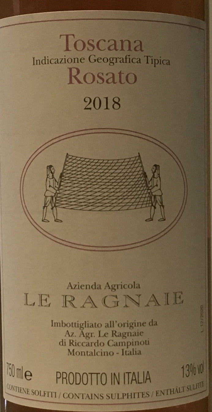 2018 Brunello di Montalcino IGT Rosato - Le Ragnaie