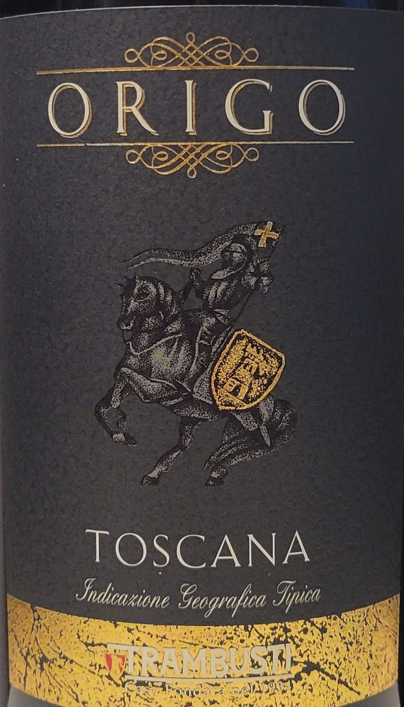2022 Trambusti 'Origo' Red Blend from Toscana, Italy