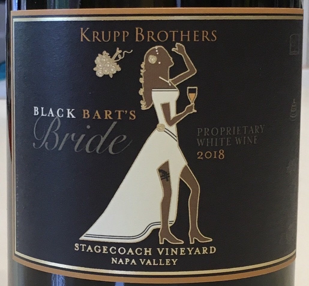 Krupp Brothers Bart's Bride White Wine Blend - A Delightful 2018 Vintage