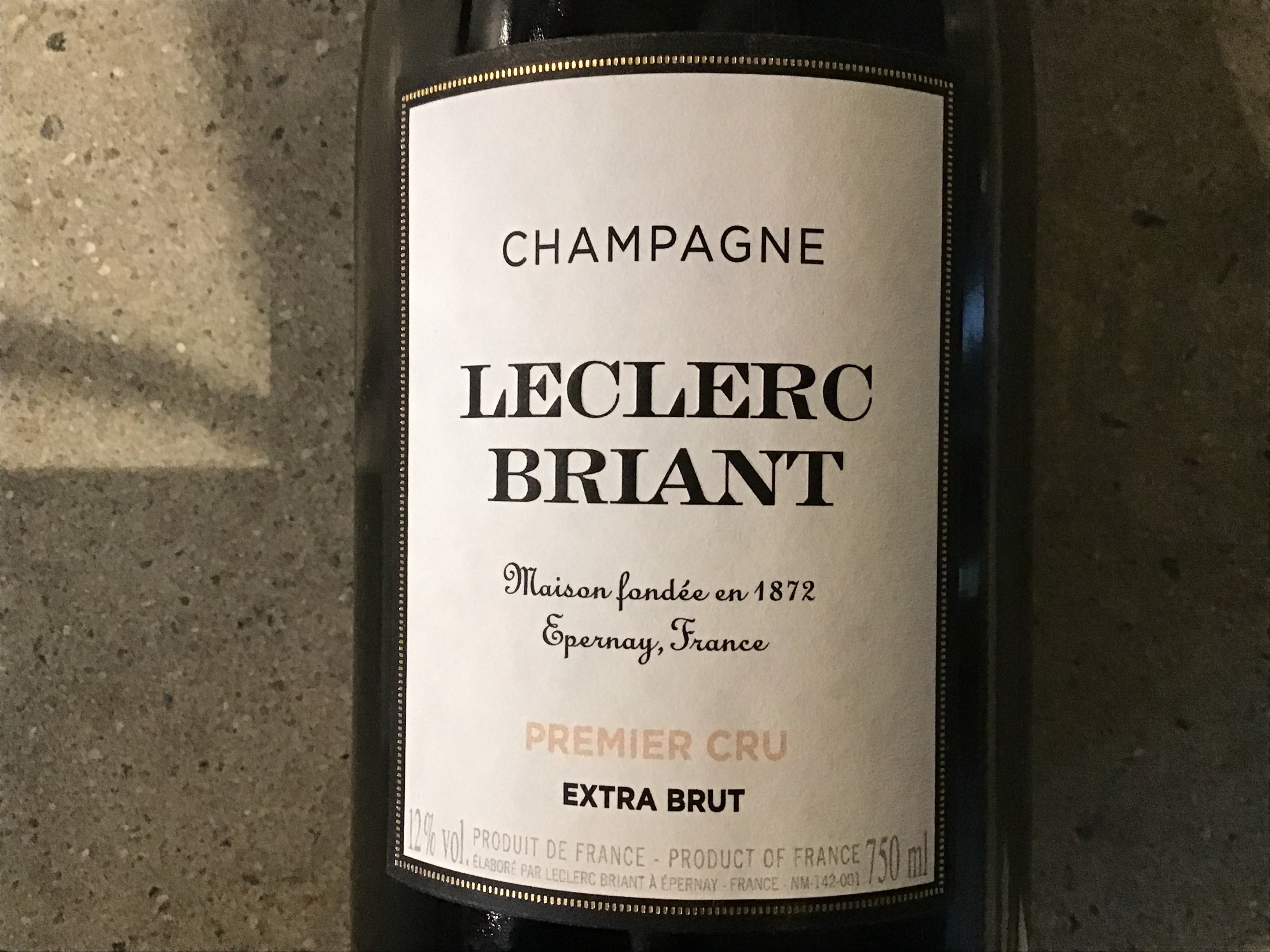 Leclerc Briant Premier Cru High - Quality Extra Brut Champagne