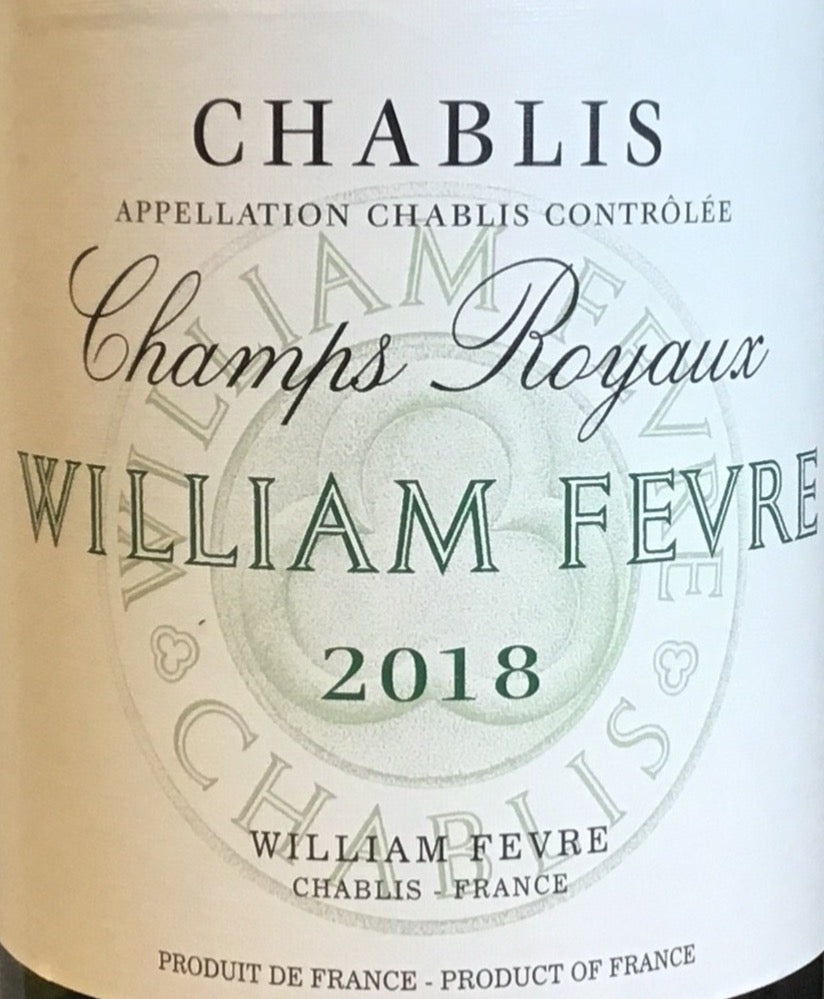 William Fevre Premium Chablis Wine - Champs Royaux
