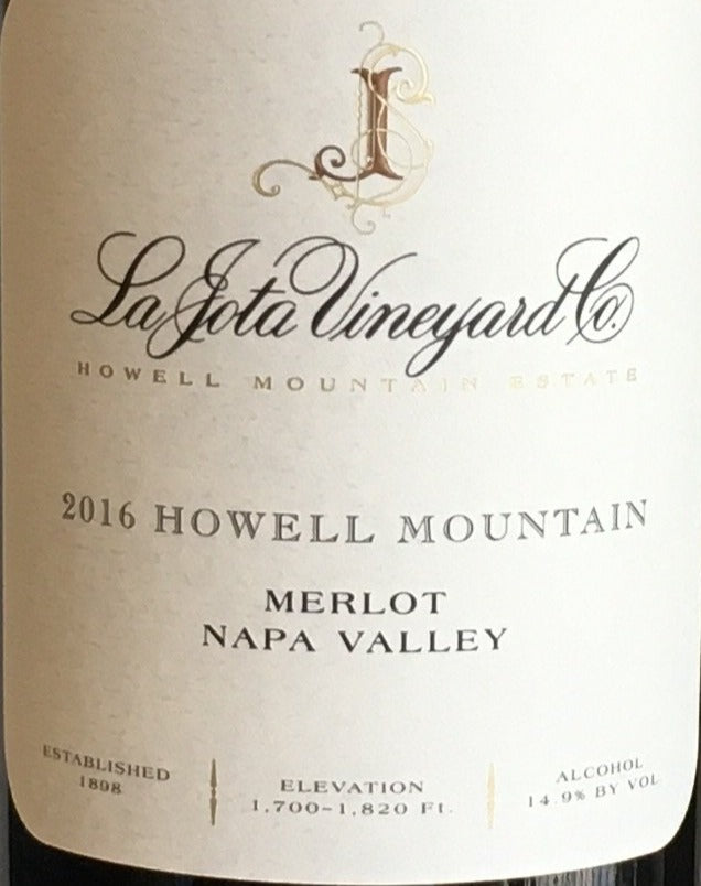 La Jota Premium Red Wine - Merlot 2016