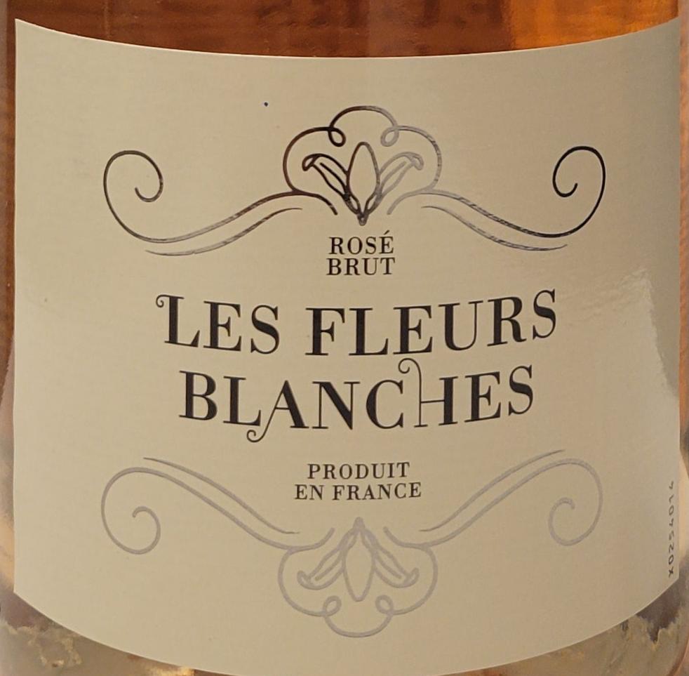 Sparkling Rosé Wine - Les Fleurs Blanches