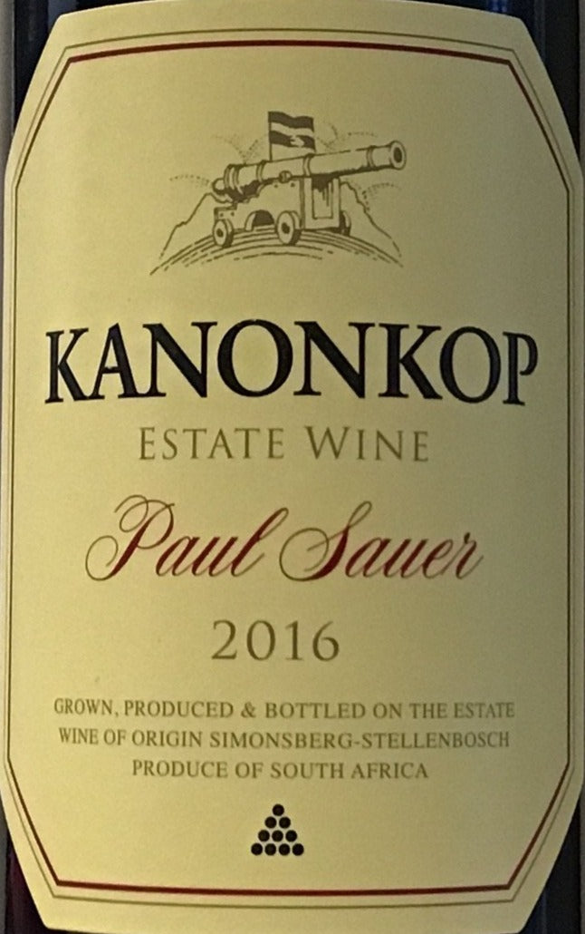 Kanonkop 'Paul Sauer' Red Blend - 2016 Vintage