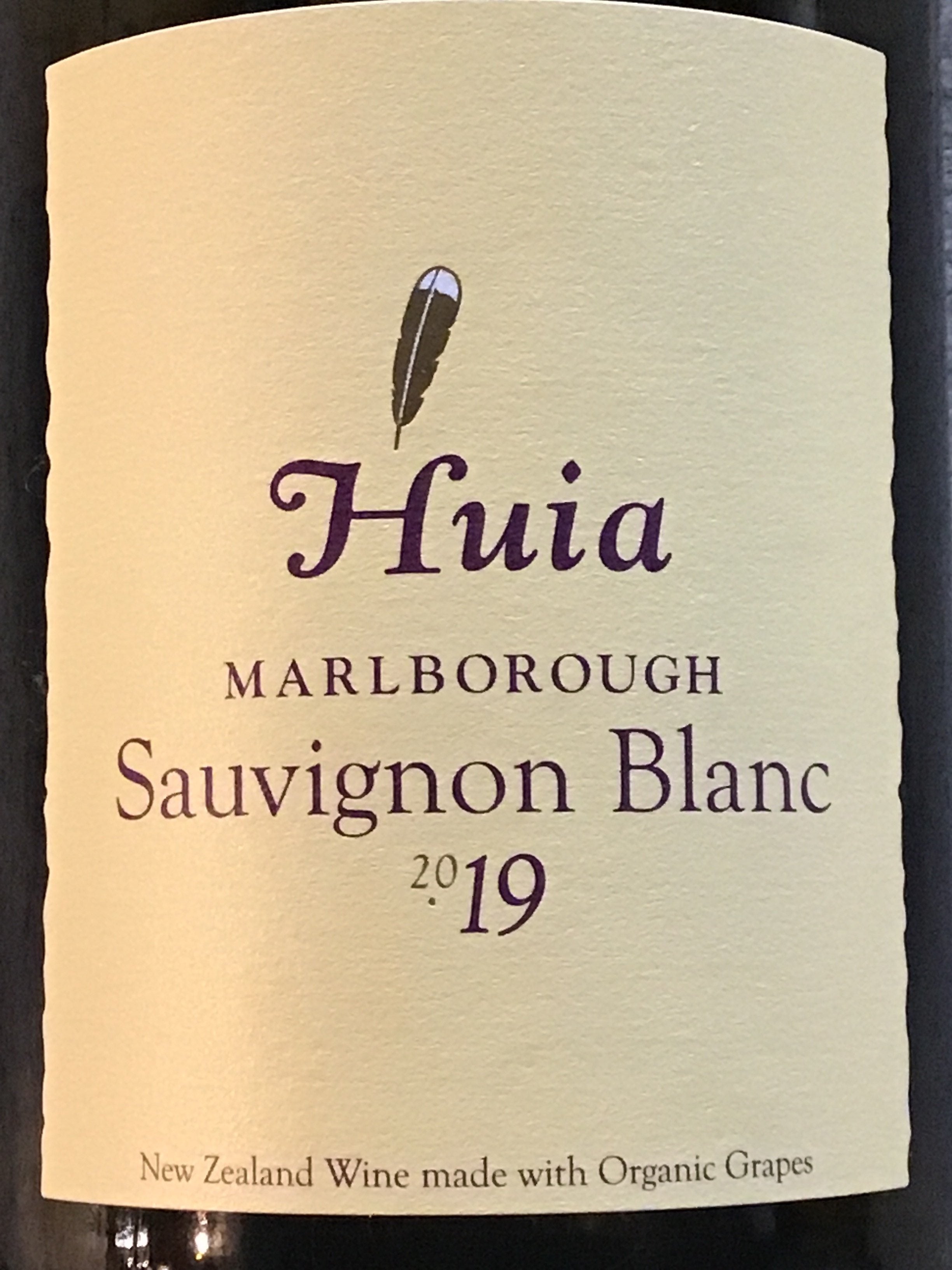 2019 Huia Sauvignon Blanc from Marlborough Region
