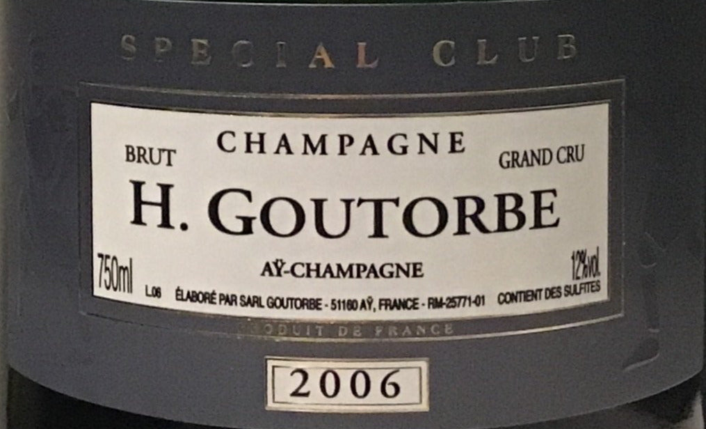 Exclusive H. Goutorbe Special Club Champagne from the 2006 Vintage