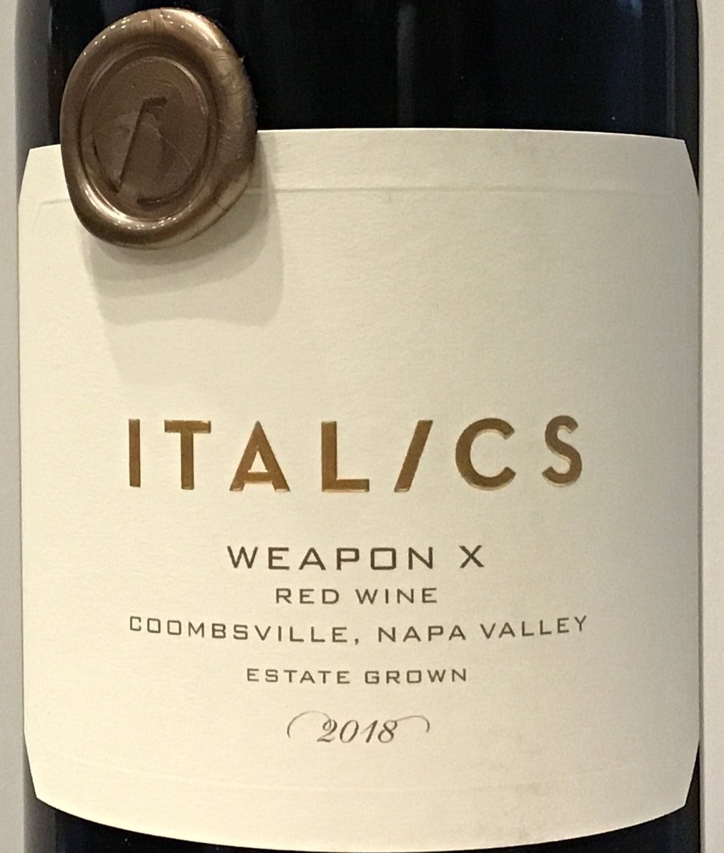 2018 Italics 'Weapon X' Red Wine Blend
