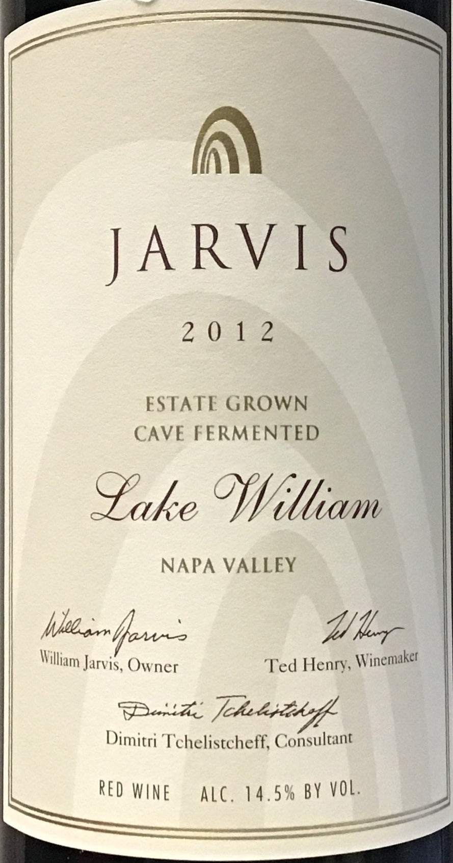 2012 Jarvis Lake William Premium Red Wine Blend