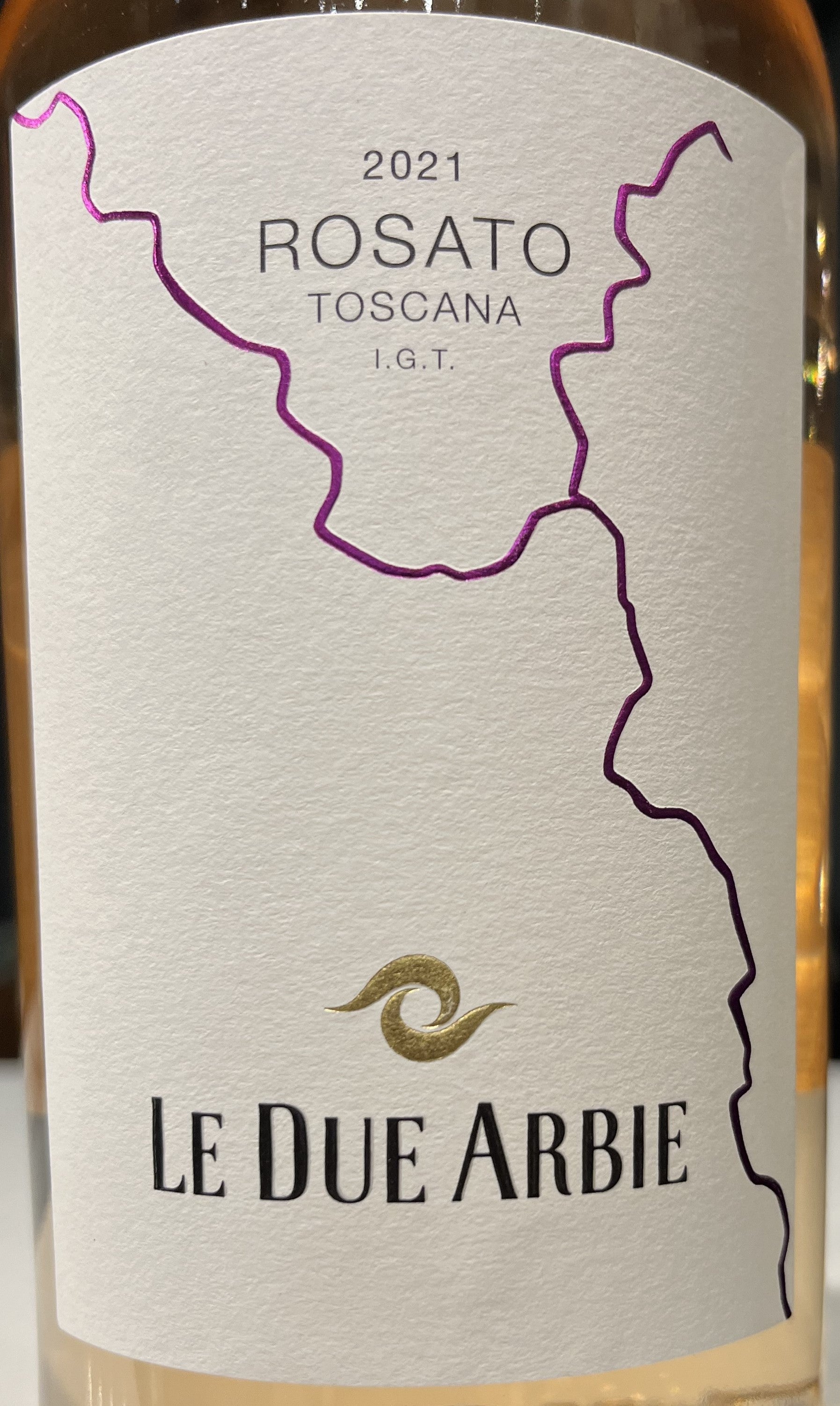 2021 Le Due Arbie Delightful Rosato Wine from Toscana, Italy