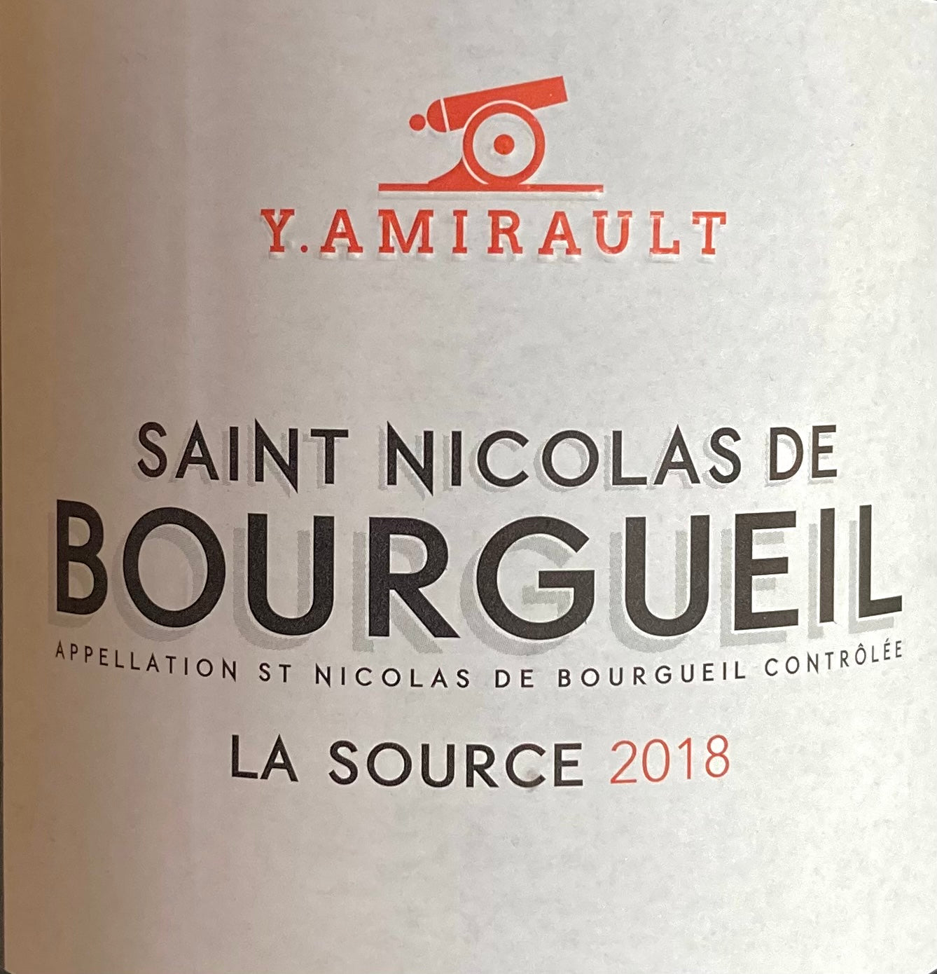 Yannick Amirault 'La Source' Red Wine - Saint-Nicolas de Bourgueil, Loire Valley, France