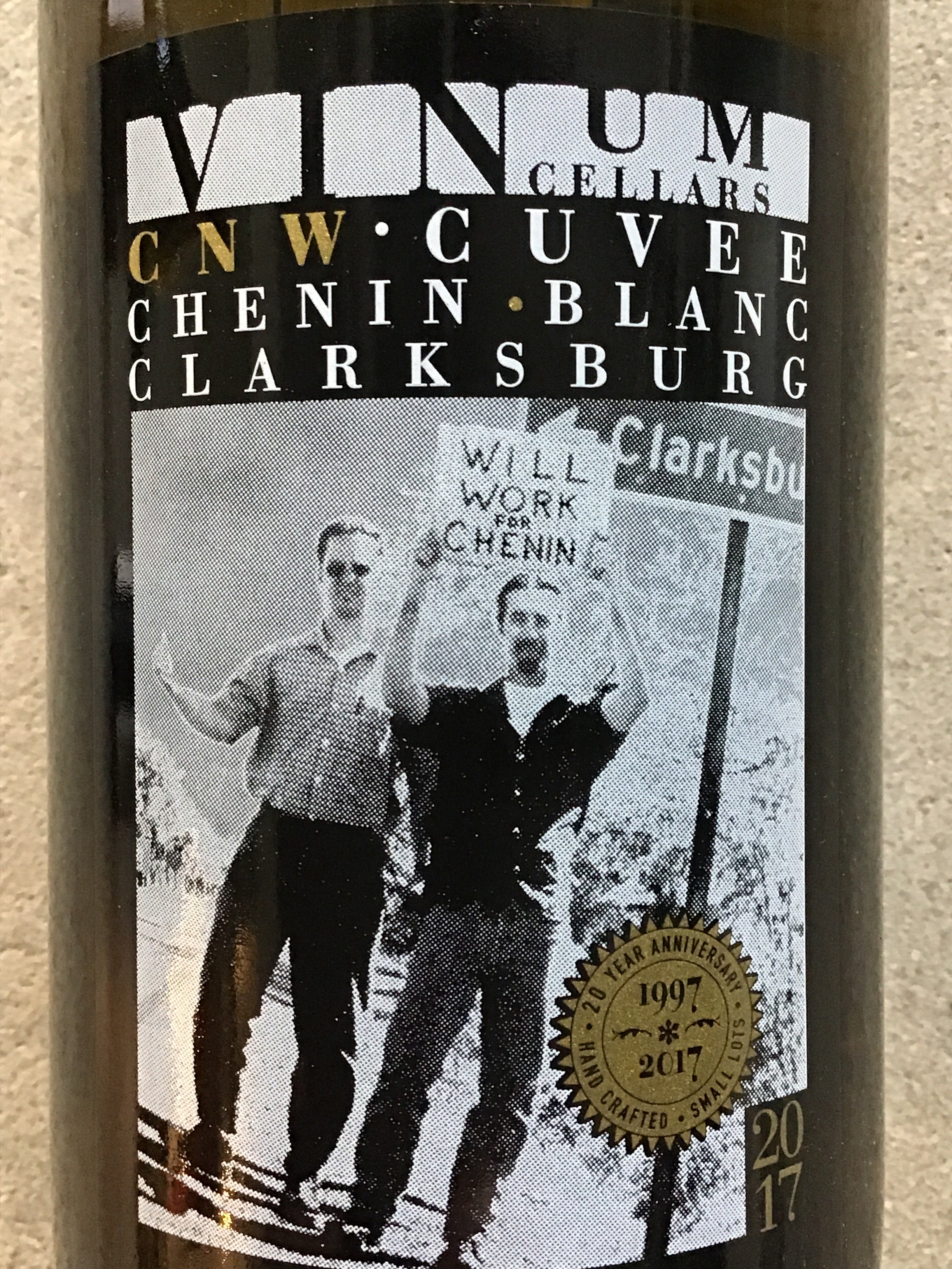 Vinum Cellars Premium Chenin Blanc Wine from Clarksburg