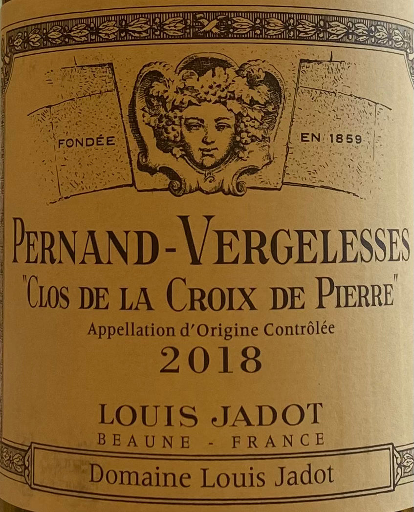 Louis Jadot's Premium 'Clos de la Croix de Pierre' White Wine from Pernand - Vergelesses, Burgundy