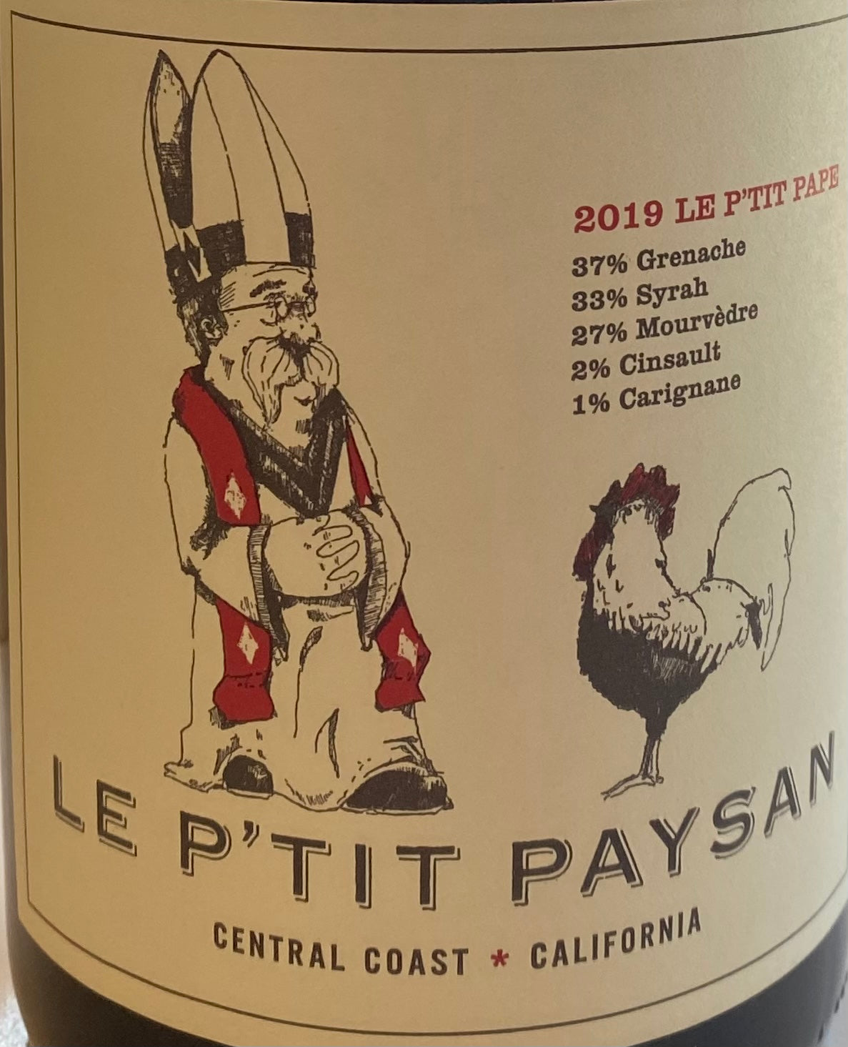 Le P'tit Paysan's 'Le P'tit Pape' Red Wine Blend - A Flavorful Concoction