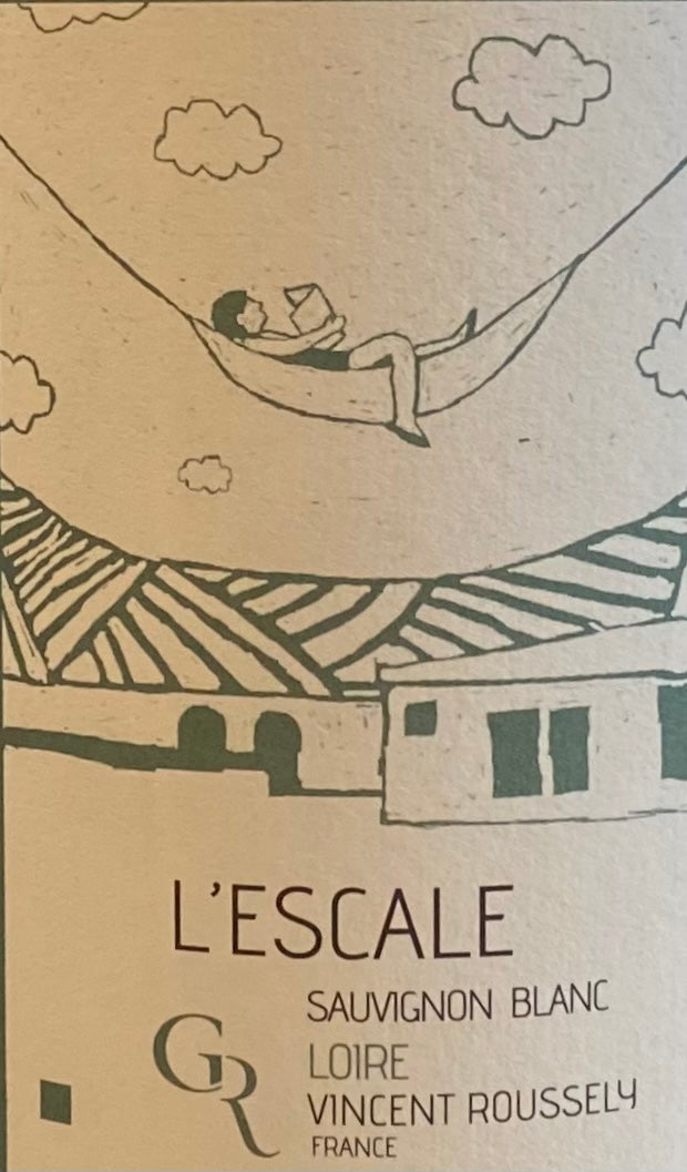 2020 Vincent Roussely 'L'Escale' Sauvignon Blanc from Touraine, Loire Valley