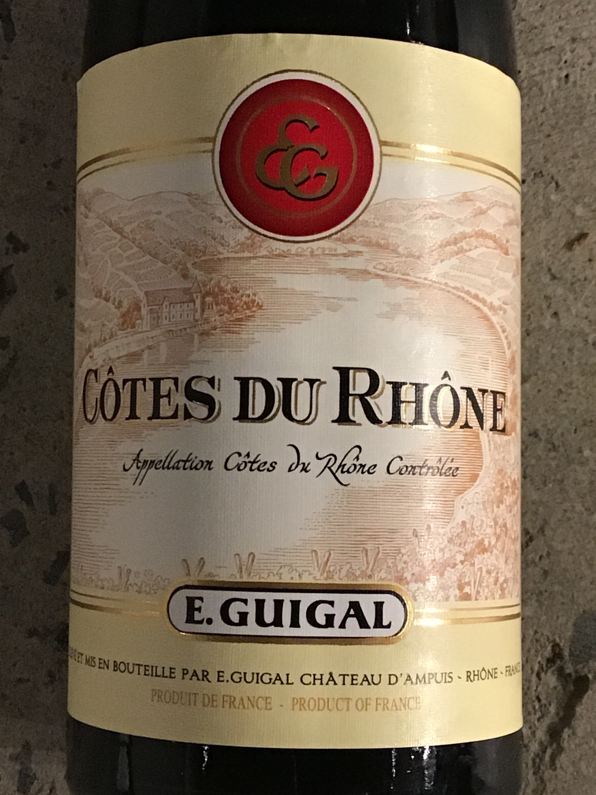 Guigal Red Wine Blend - Côtes du Rhône Region - 375ml Bottle