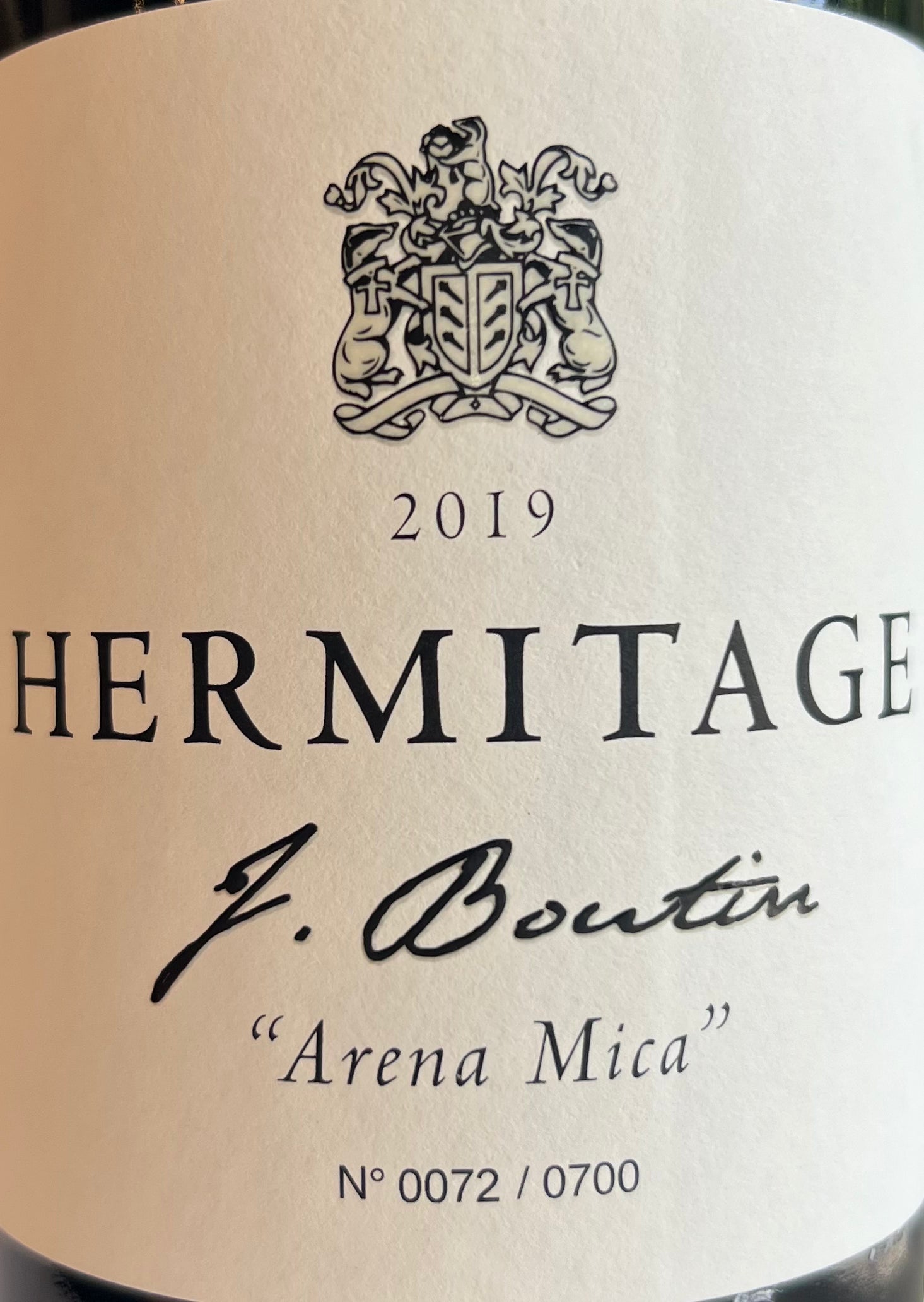 J. Boutin's 'Arena Mica' Hermitage - 2019 Premium Syrah Wine
