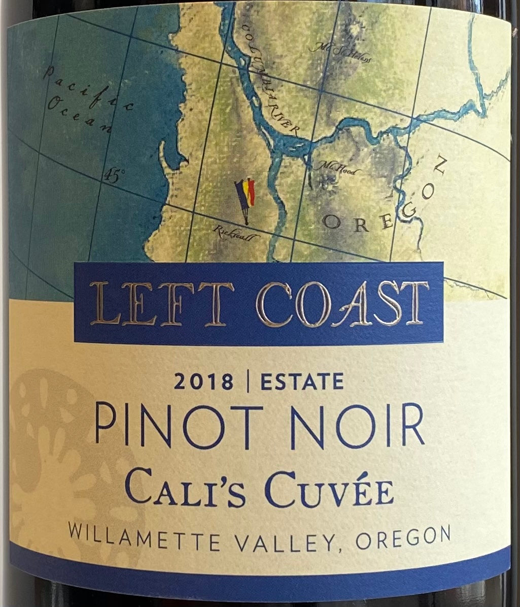 Left Coast California Blend Pinot Noir Wine - 'Cali's Cuvee'