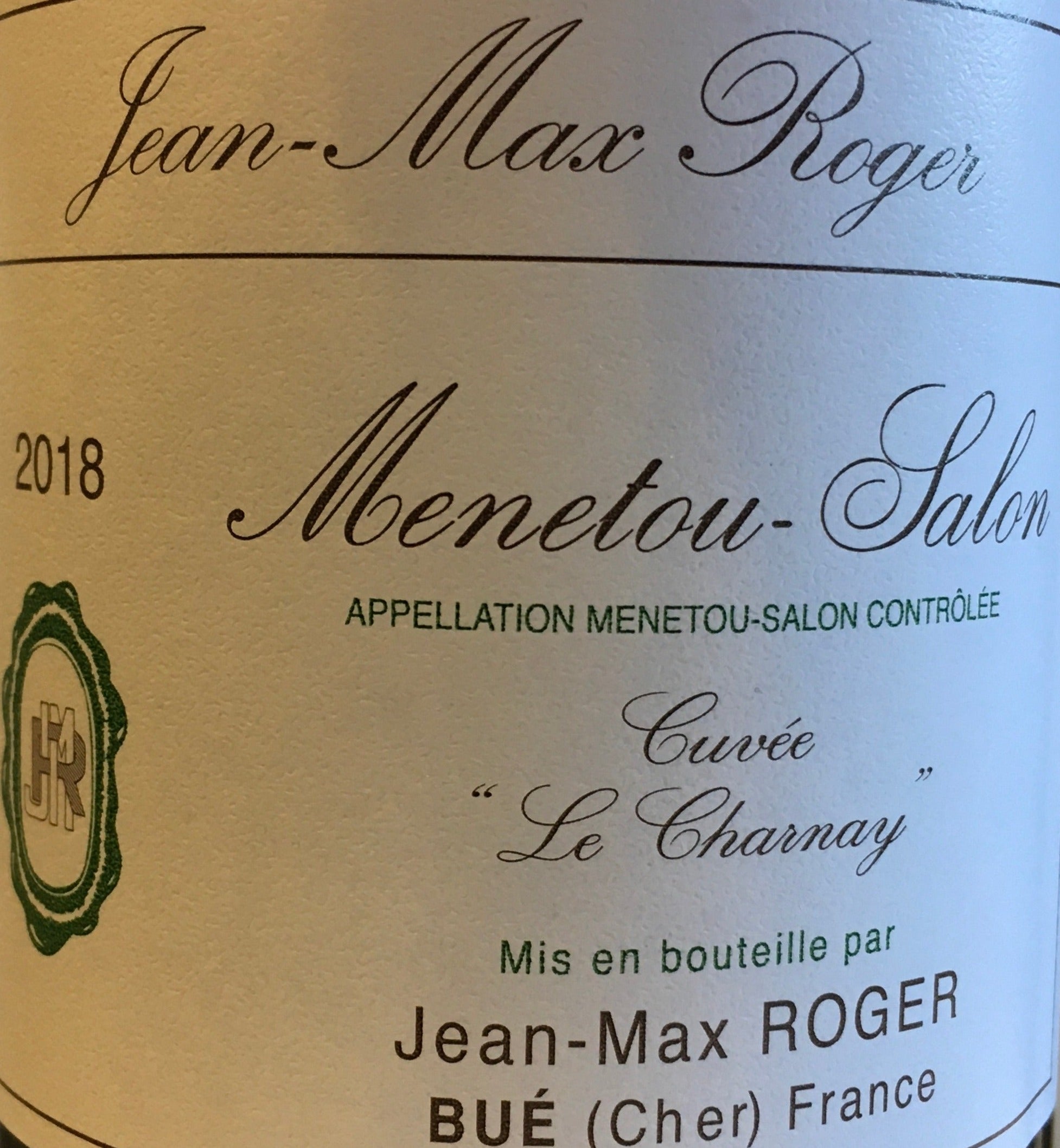 Jean - Max Roger 'Le Charnay' Menetou - Salon 2018 Classic Loire Valley Sauvignon Blanc