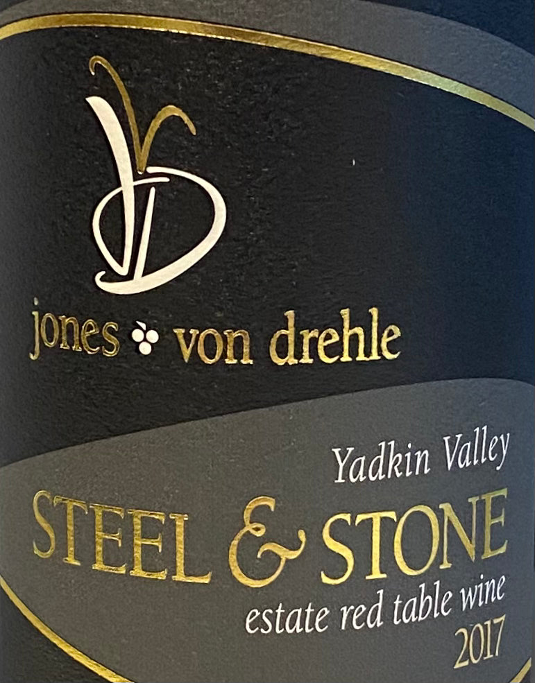 Jones von Drehle's Premium Steel & Stone Wine Blend
