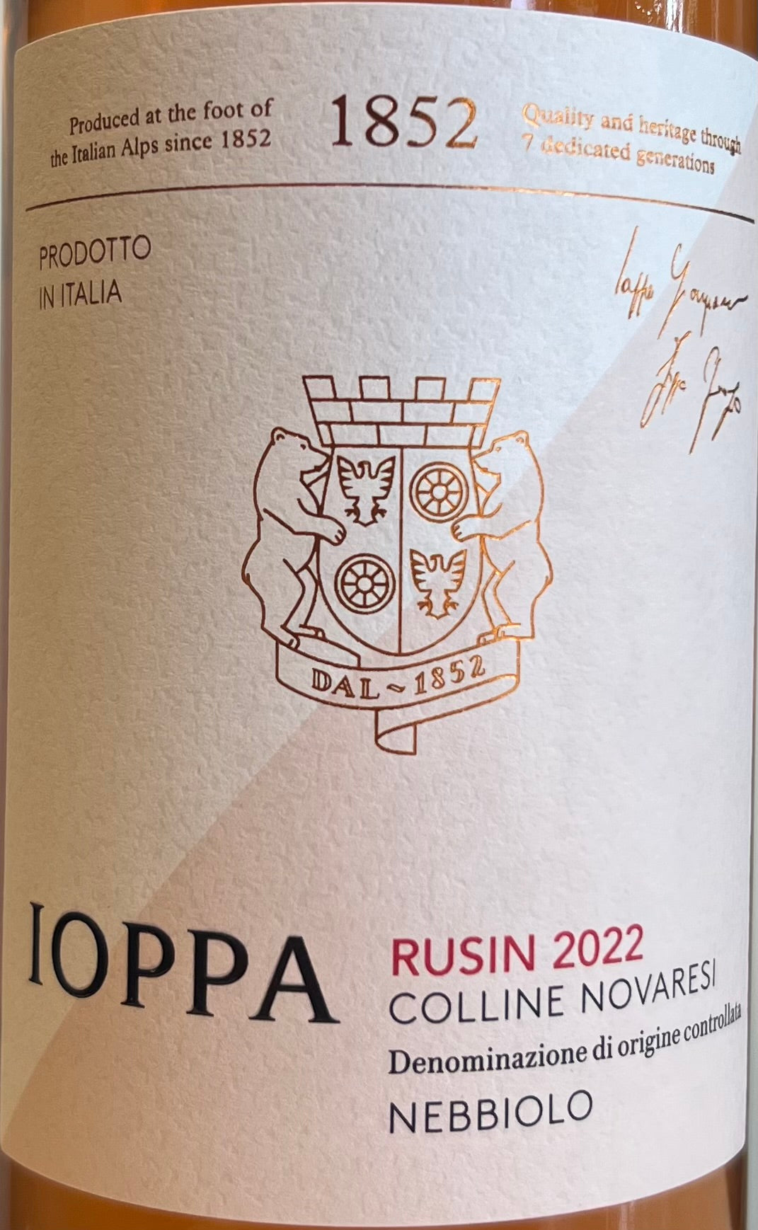 Ioppa 'Rusin' Rose Wine - A Delightful Nebbiolo Creation