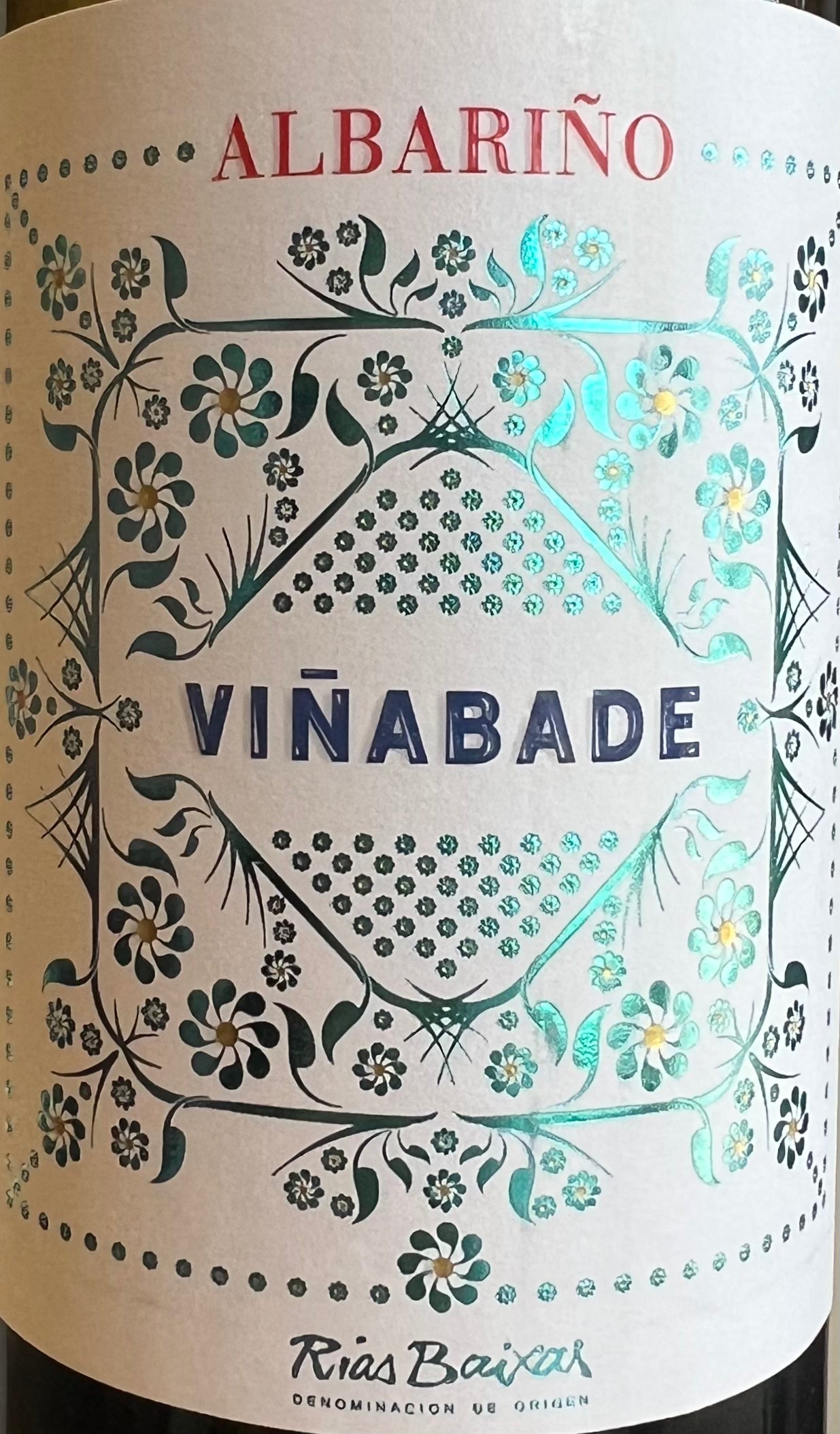 2021 Vinabade Albarino Wine from Rias Baixas, Spain