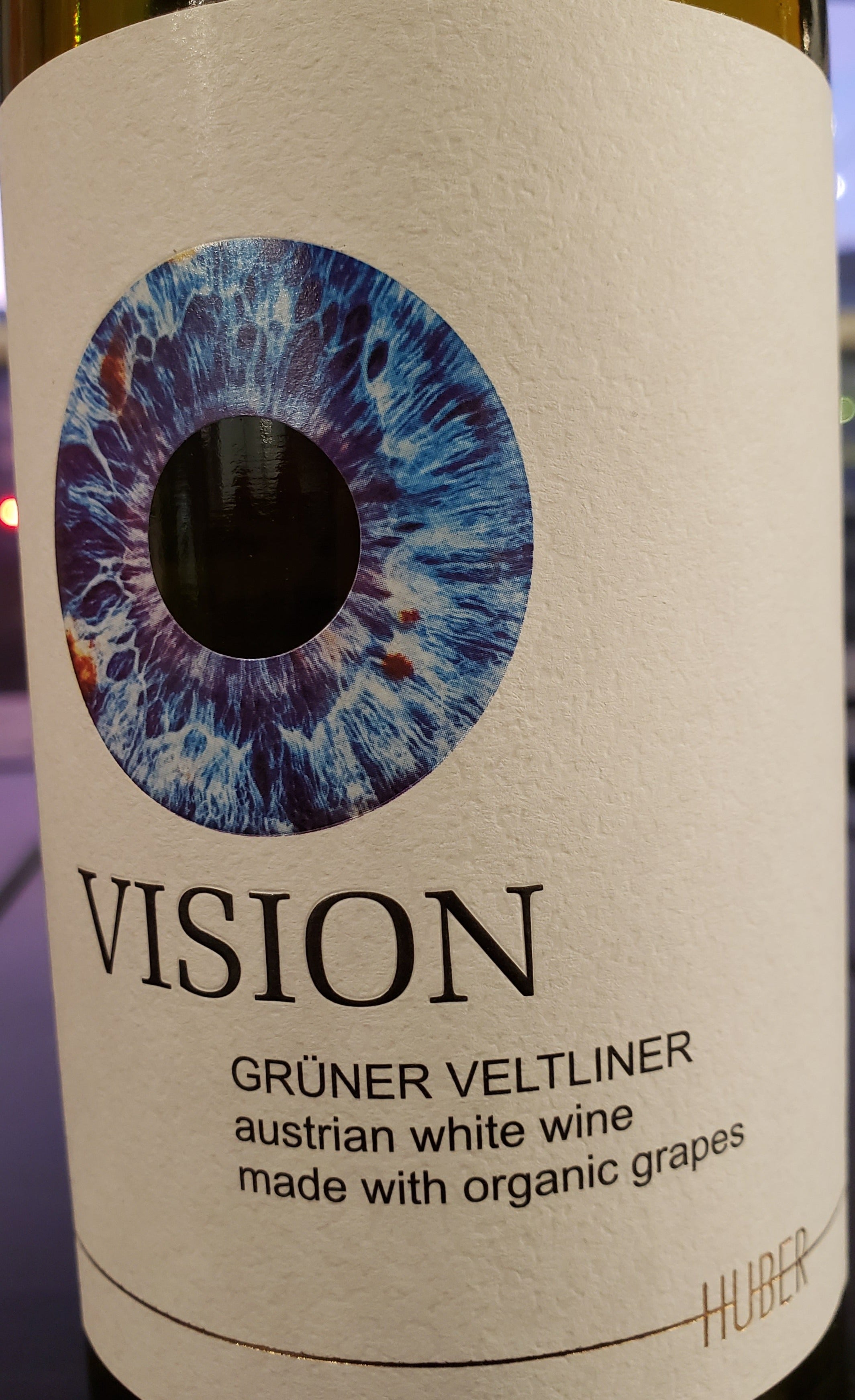2019 Huber 'Vision' Austrian Gruner Veltliner Wine