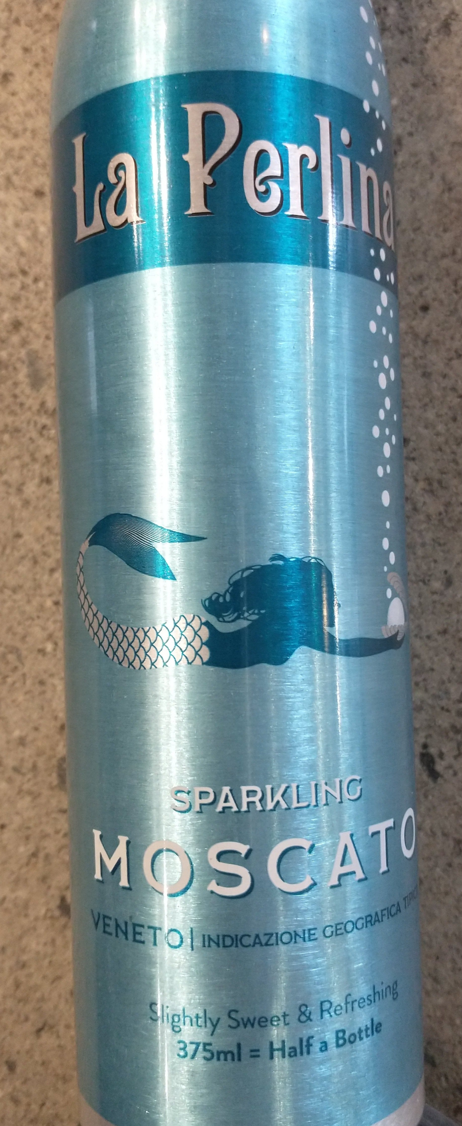 La Perlina Veneto Sparkling Moscato Wine in 375mL Aluminum Can