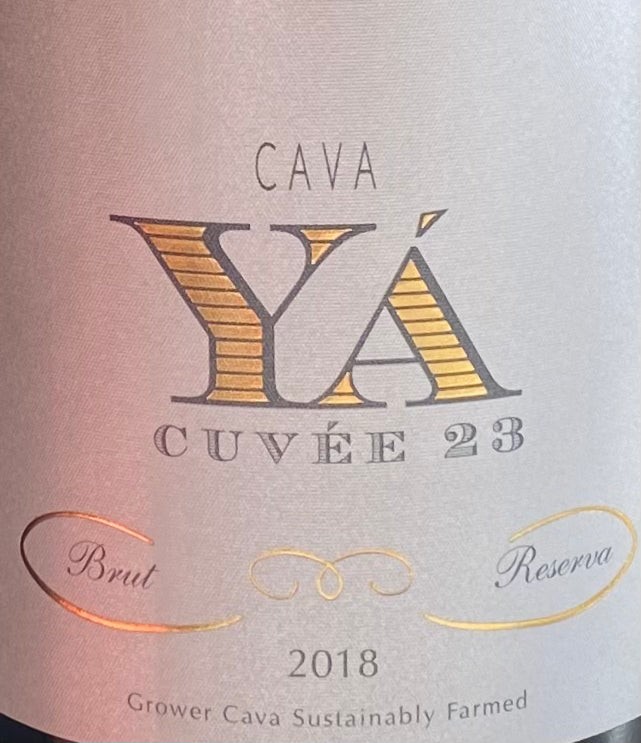 2018 Ya Cuvee 23 Premium Brut Cava Riserva from Spain