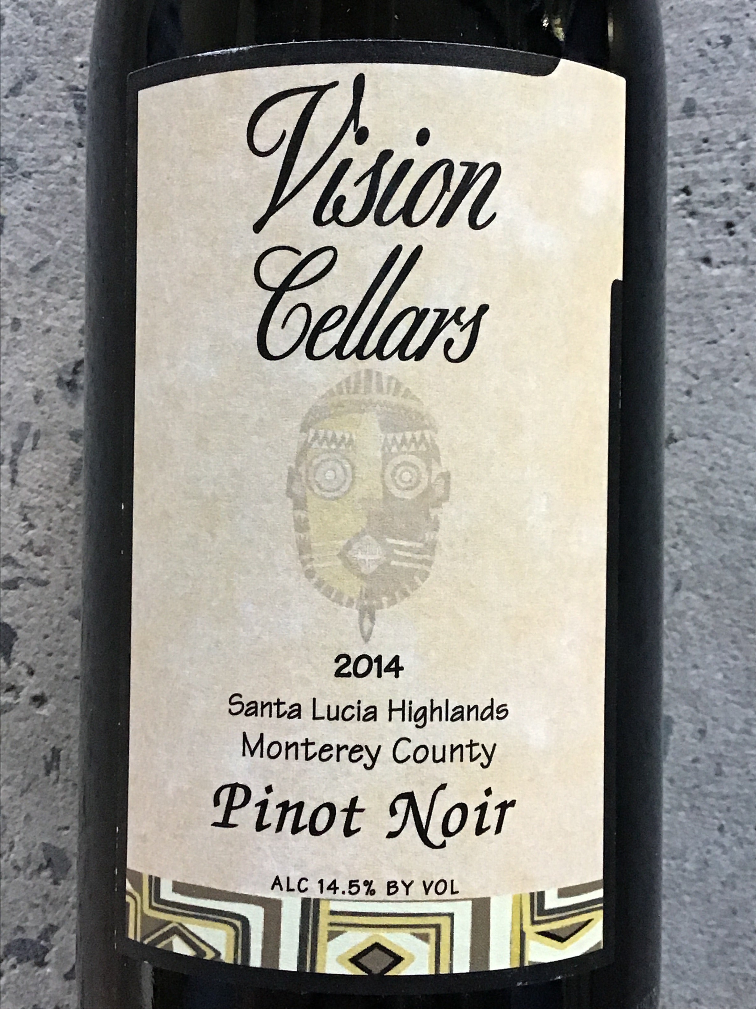 Vision Cellars 2014 Pinot Noir from Monterey County