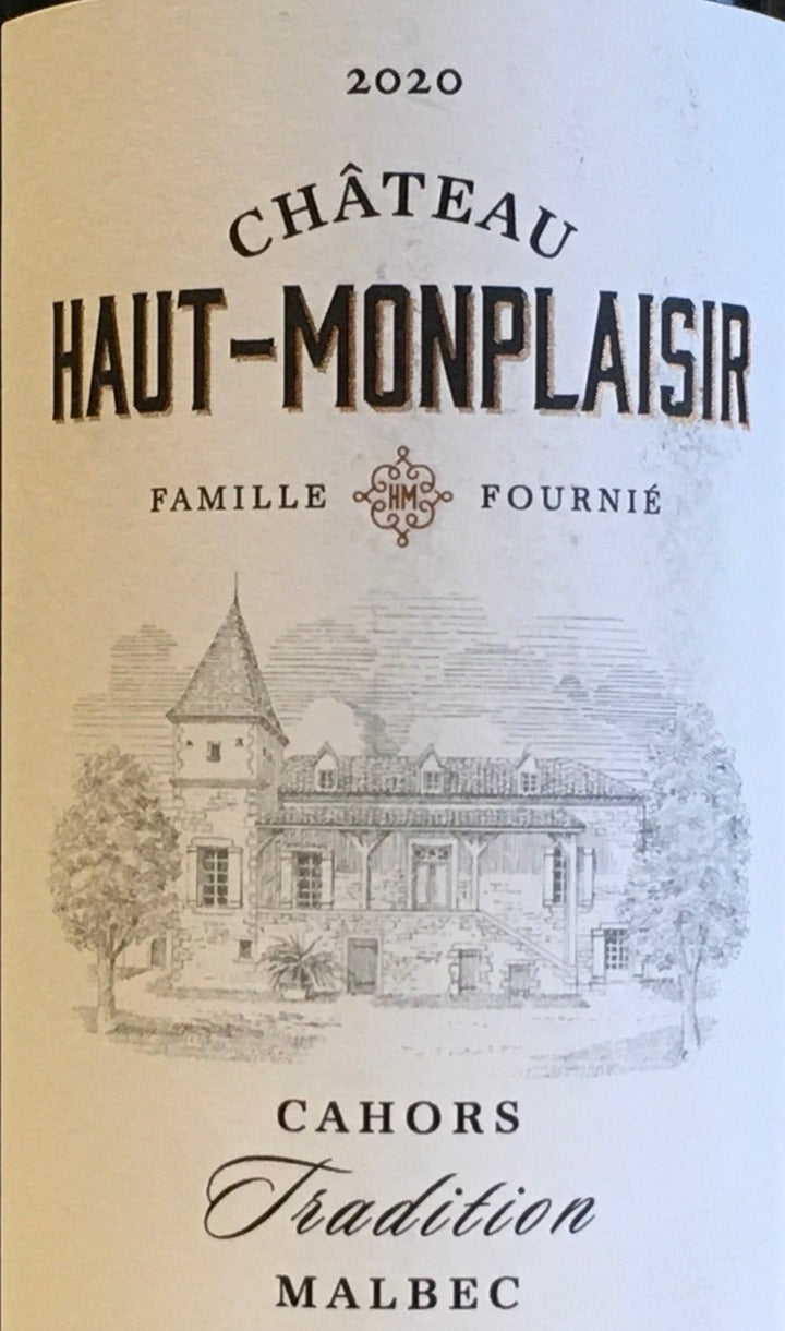 Haut - Monplaisir 'Tradition' Cahors Malbec Red Wine 2020