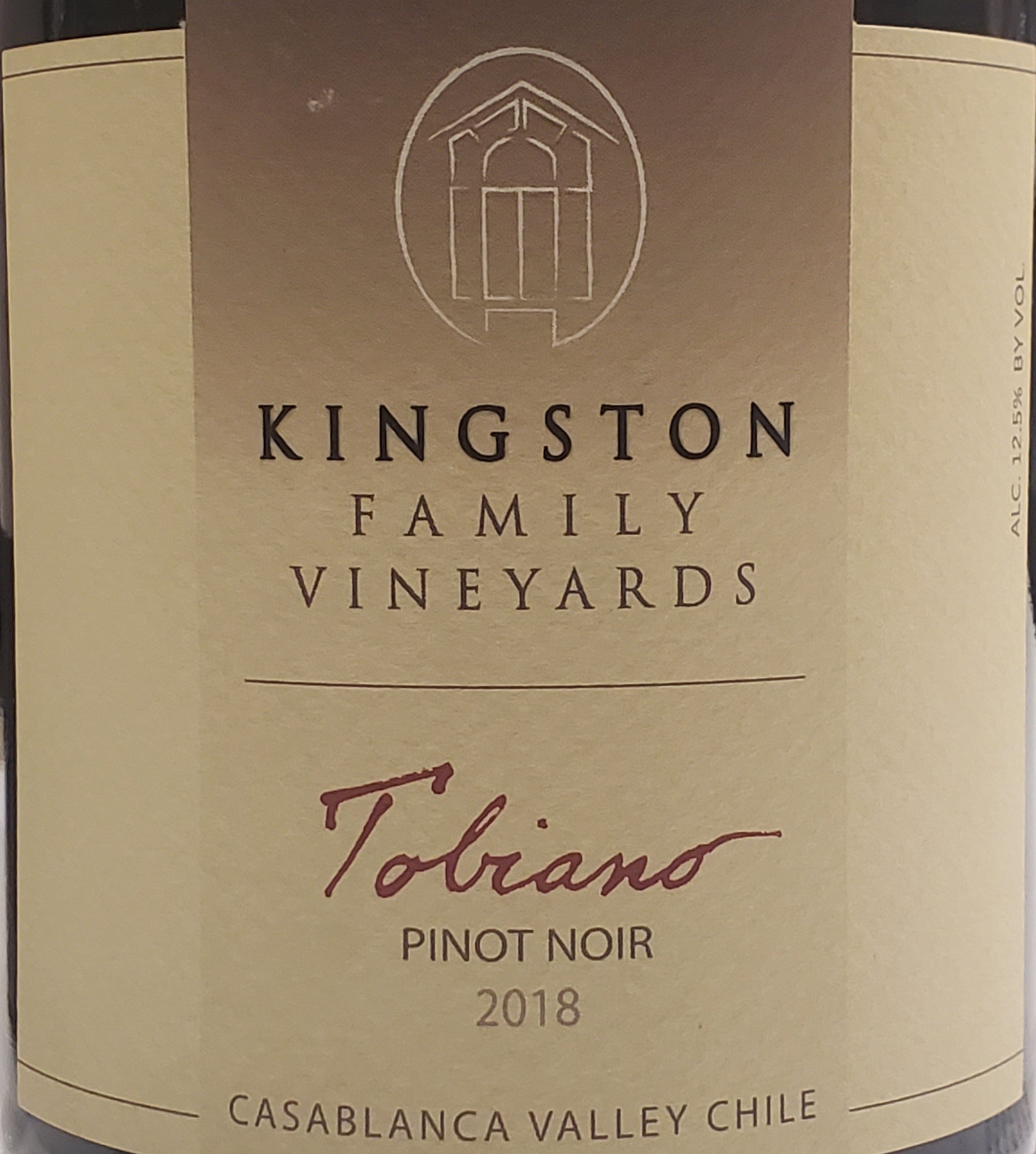 2018 Kingston Family Vineyards 'Tobiano' Chilean Pinot Noir