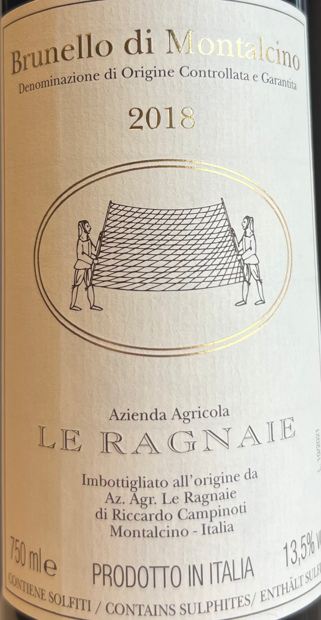 2018 Brunello di Montalcino - Le Ragnaie Red Wine
