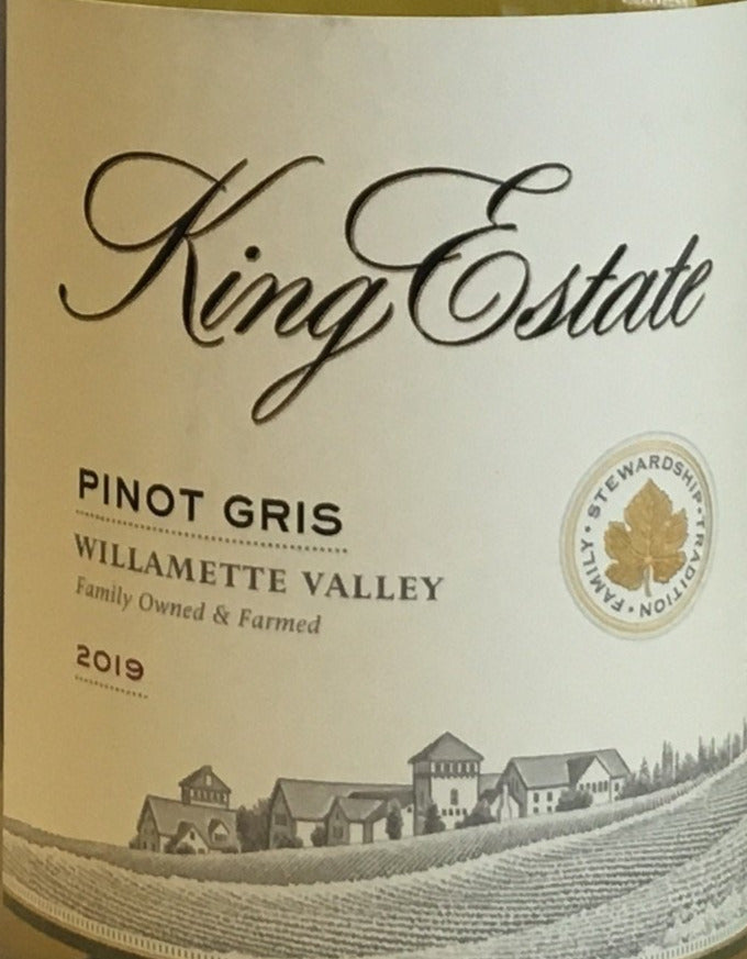 King Estate Premium Pinot Gris White Wine