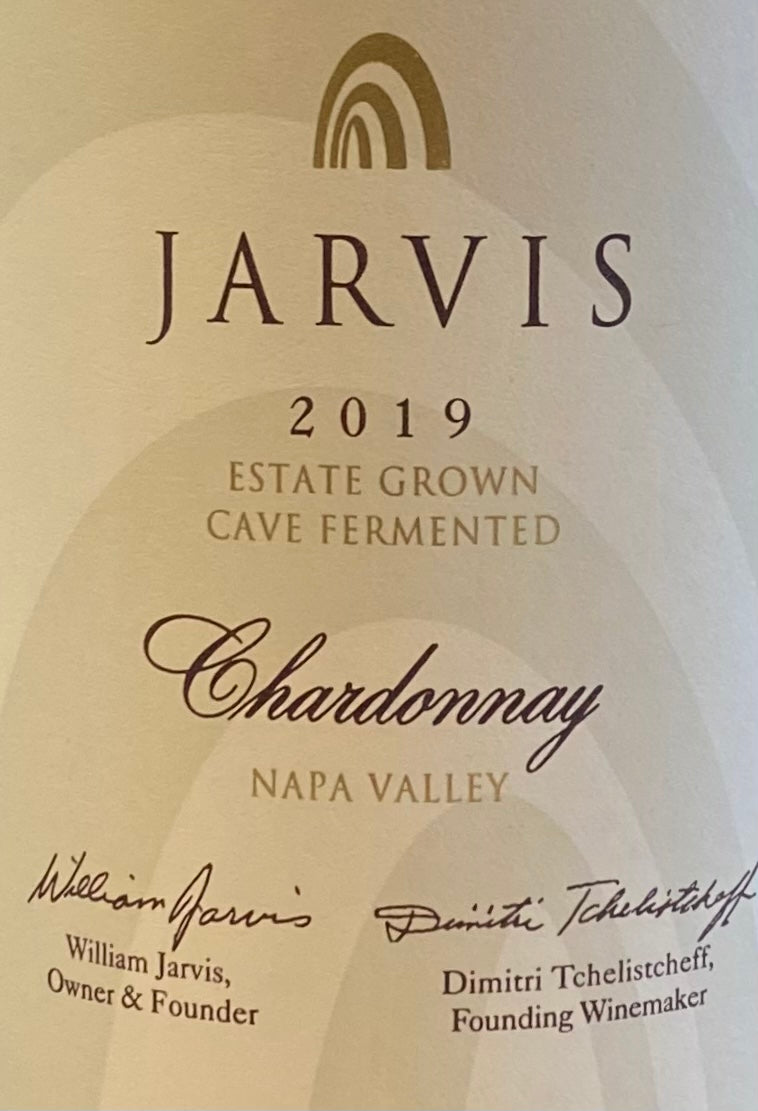 2019 Napa Valley Jarvis Chardonnay - Premium Wine