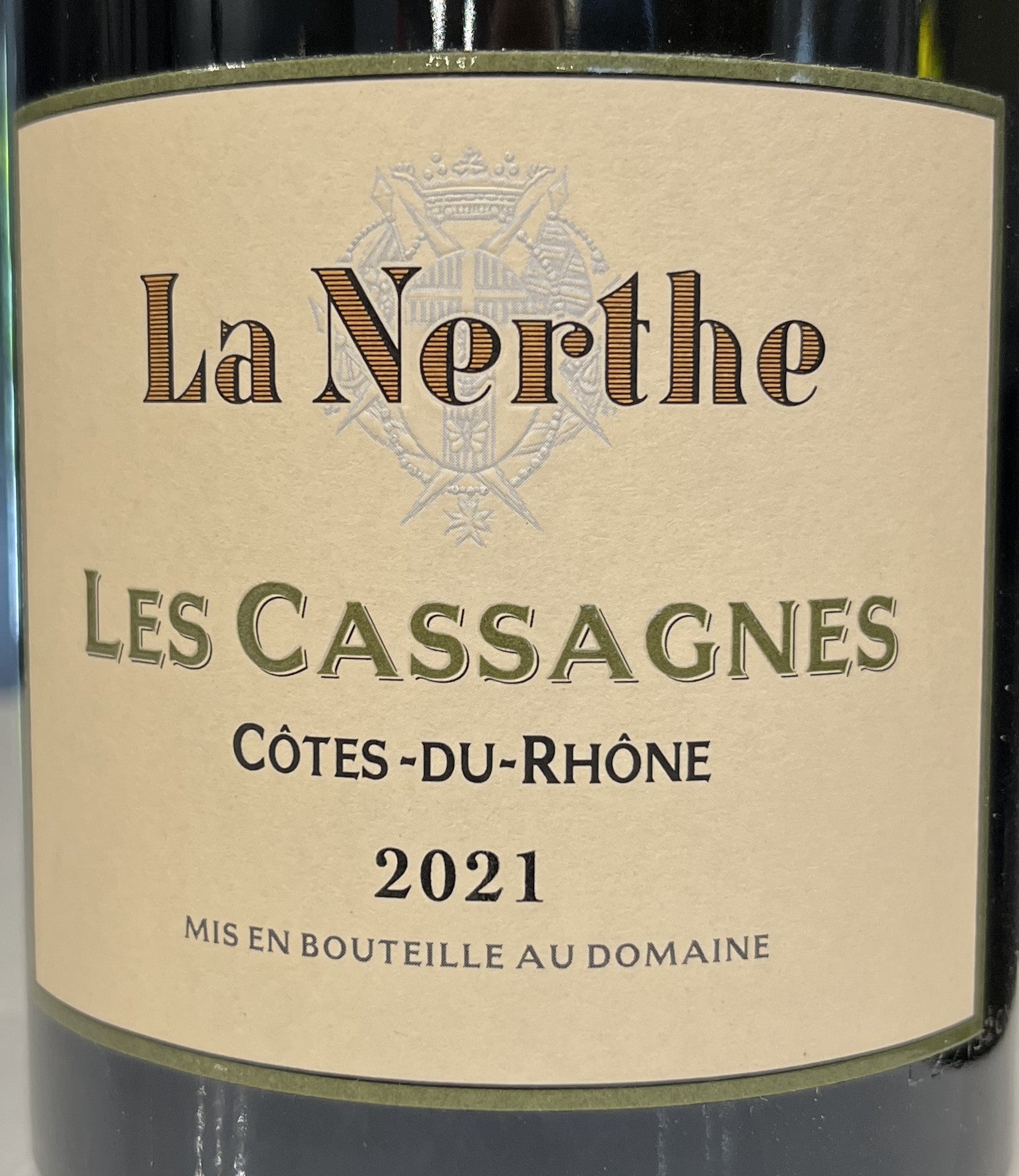 2021 La Nerthe 'Les Cassagnes' Premium White Blend from Cotes - du - Rhone, France