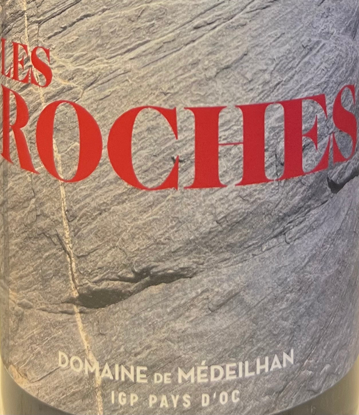 Authentic 'Les Roches' Merlot Wine