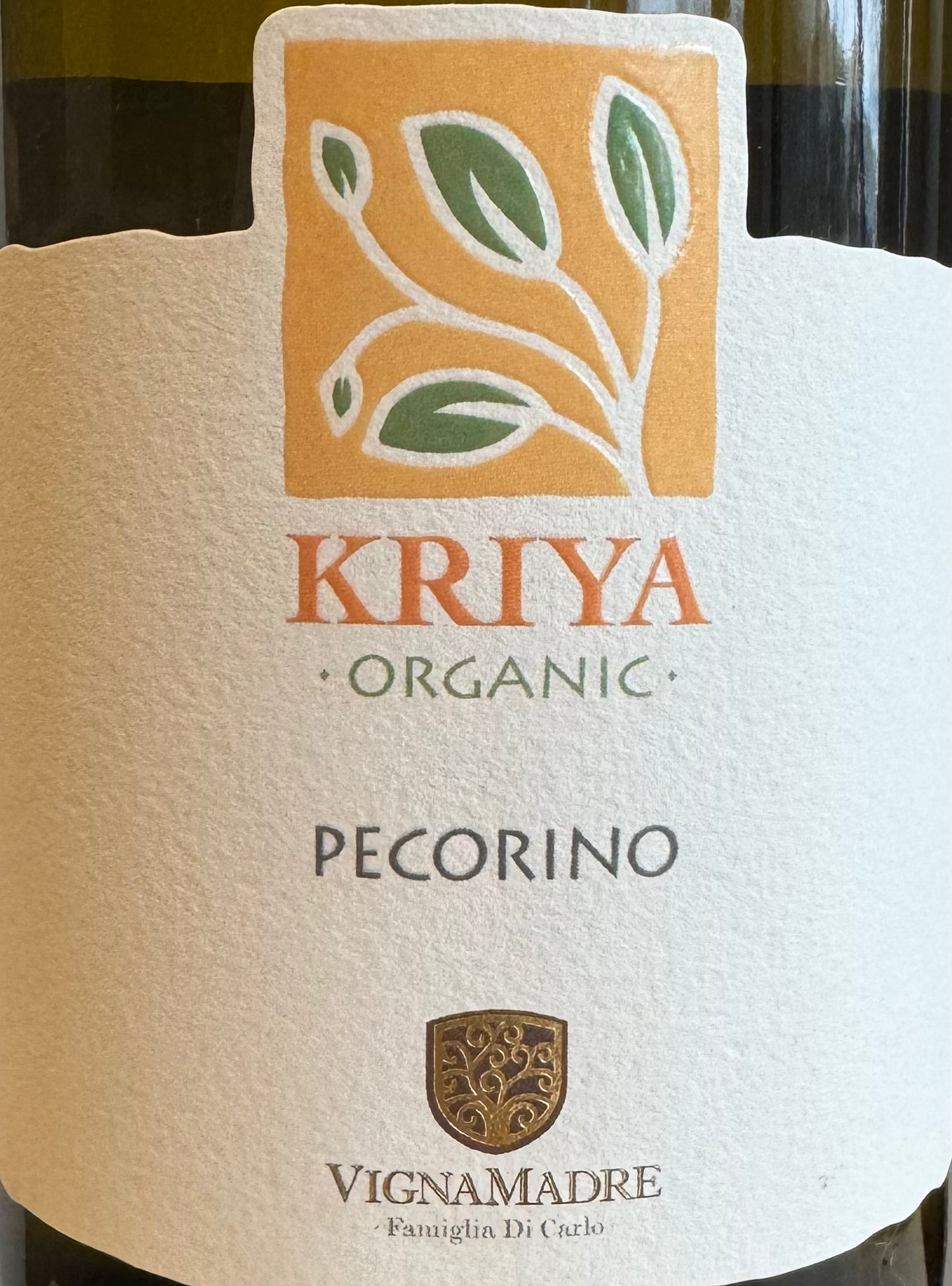 2022 Vigna Madre 'Kriya' - Refreshing Pecorino White Wine from Terre di Chieti