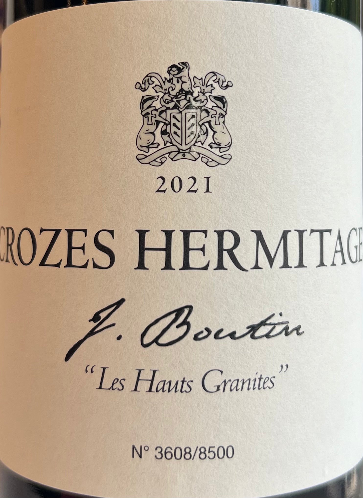 J. Boutin 'Les Hauts Granites' Red Wine - Crozes - Hermitage 2021