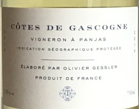 Les Vignerons du Gerland Panjas French White Wine Blend - Cotes de Gascogne