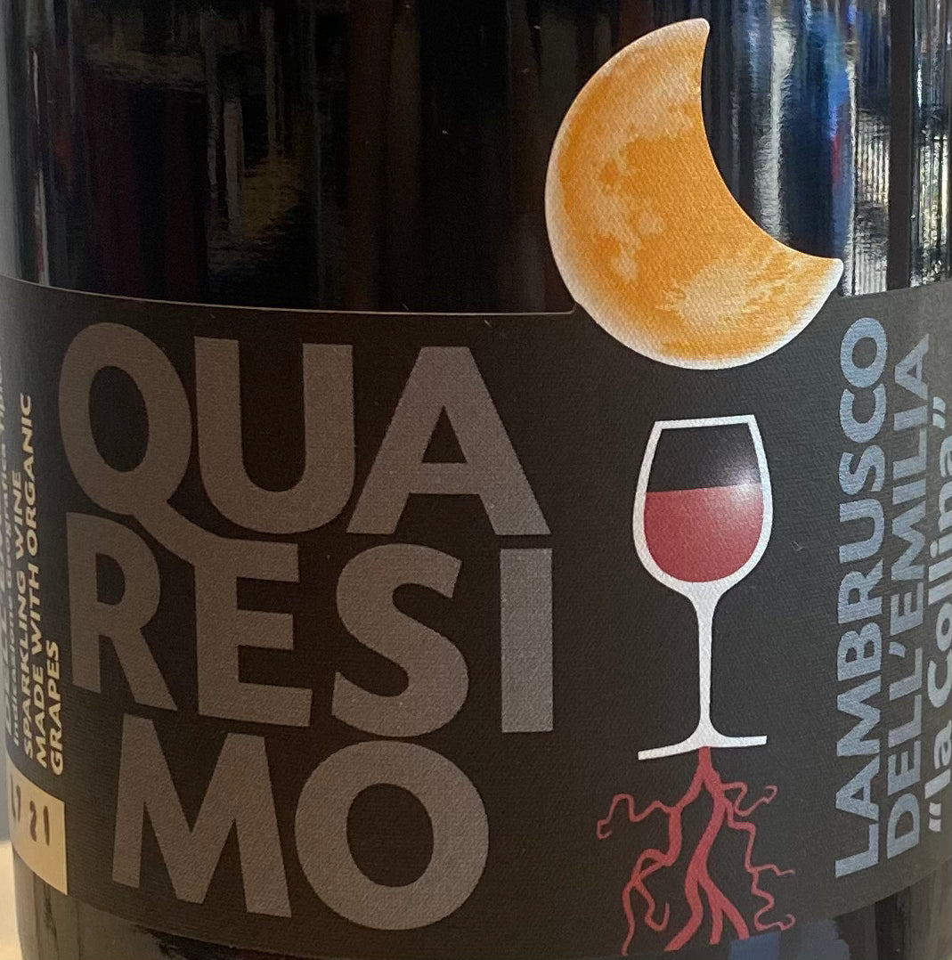 2021 La Collina Quaresimo - Fine Lambrusco from Emilia