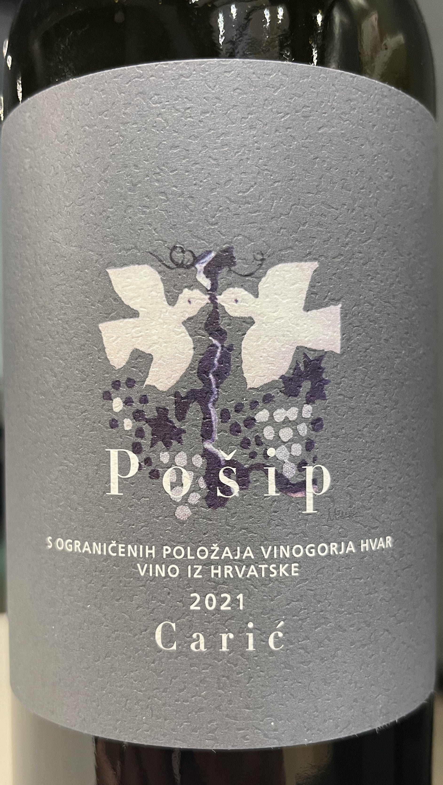 2021 Vina Caric Posip Wine from Croatia