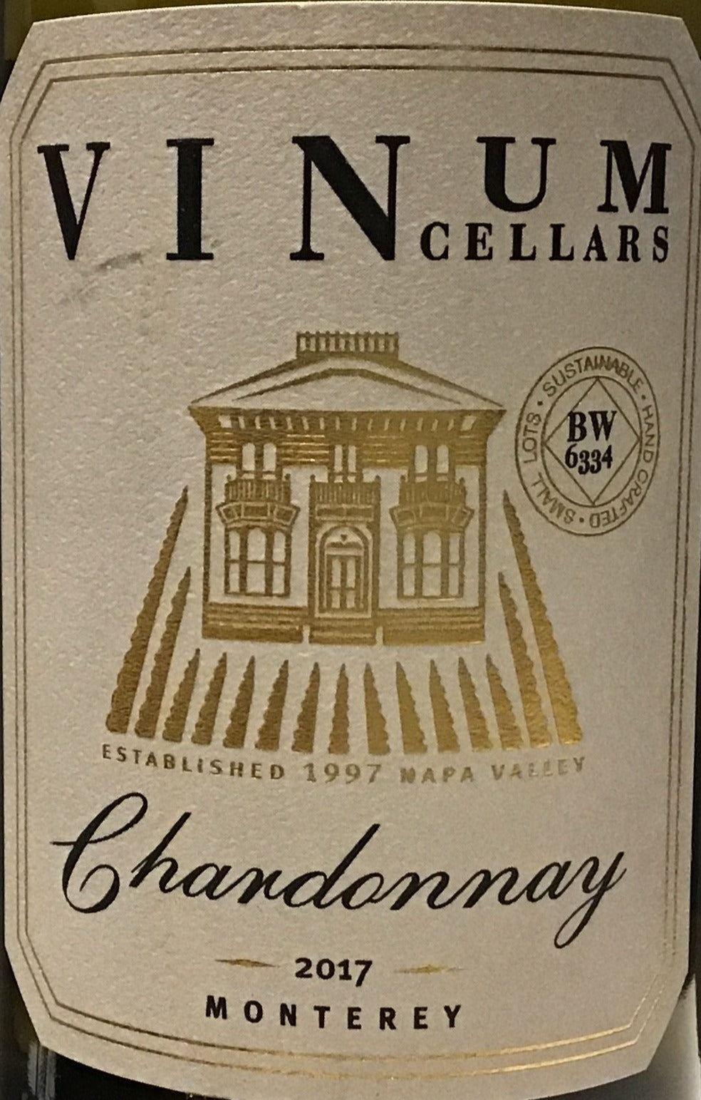 Vinum Monterey Chardonnay - Premium White Wine