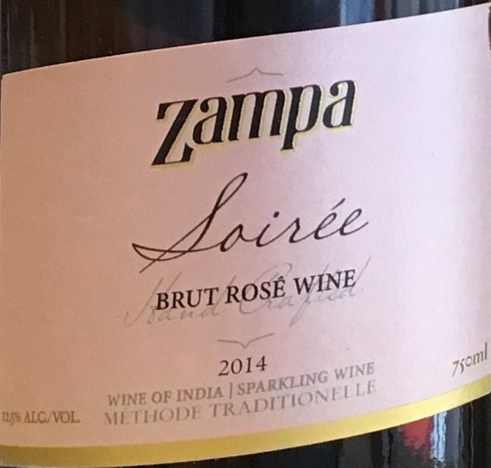Grover Zampa's Exquisite 'Soirée' Sparkling Brut Rosé Shiraz Wine