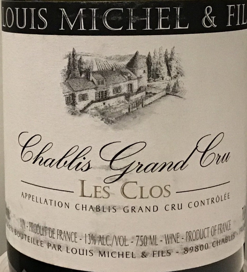Louis Michel Les Clos Grand Cru Chablis White Wine - Exceptional 2018 Vintage