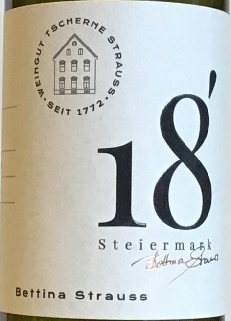 2019 Tscherne-Strauss Refreshing White Blend of Chardonnay, Pinot Blanc & Pinot Gris