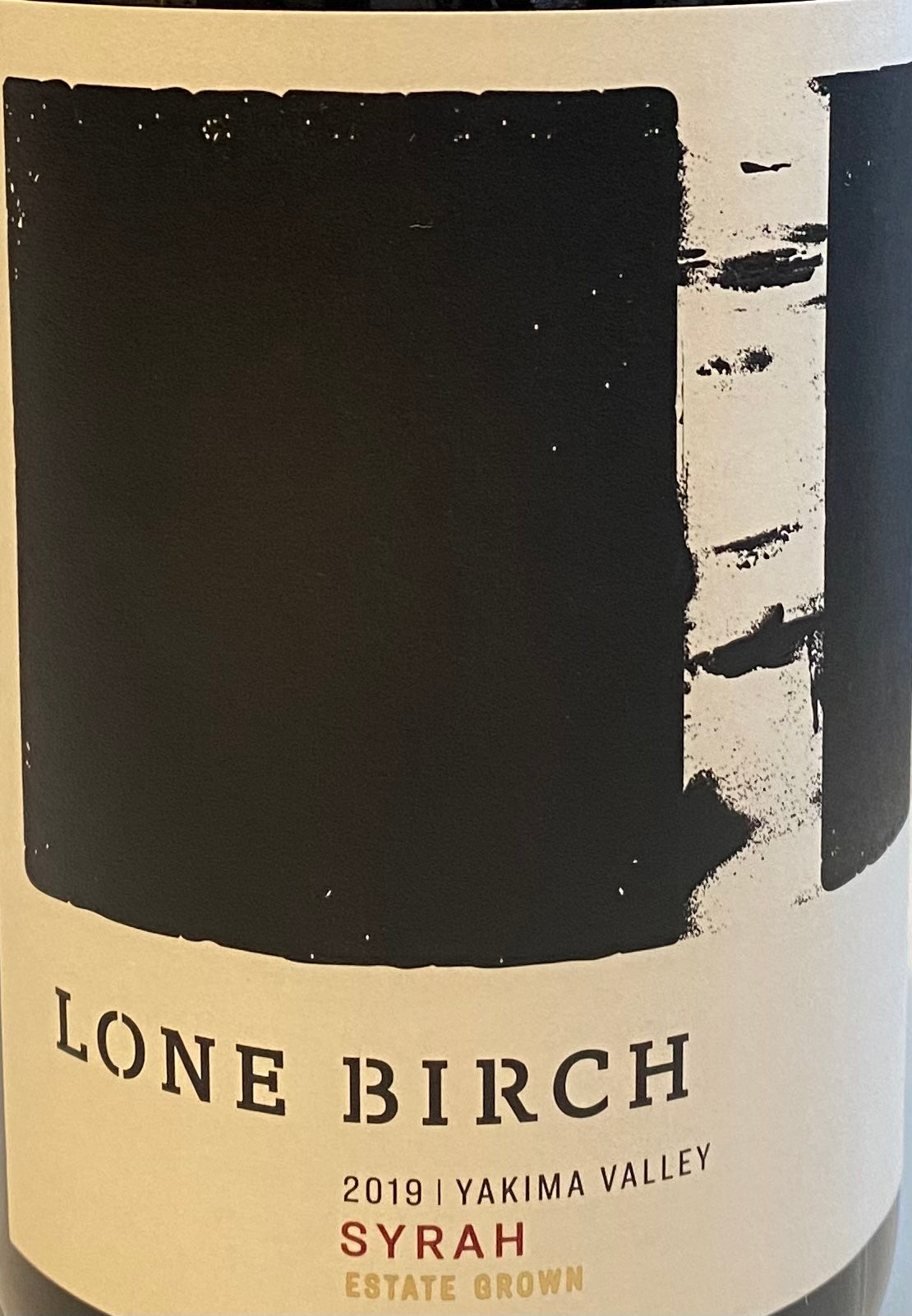 2019 Lone Birch Premium Syrah from Yakima Valley, Washington
