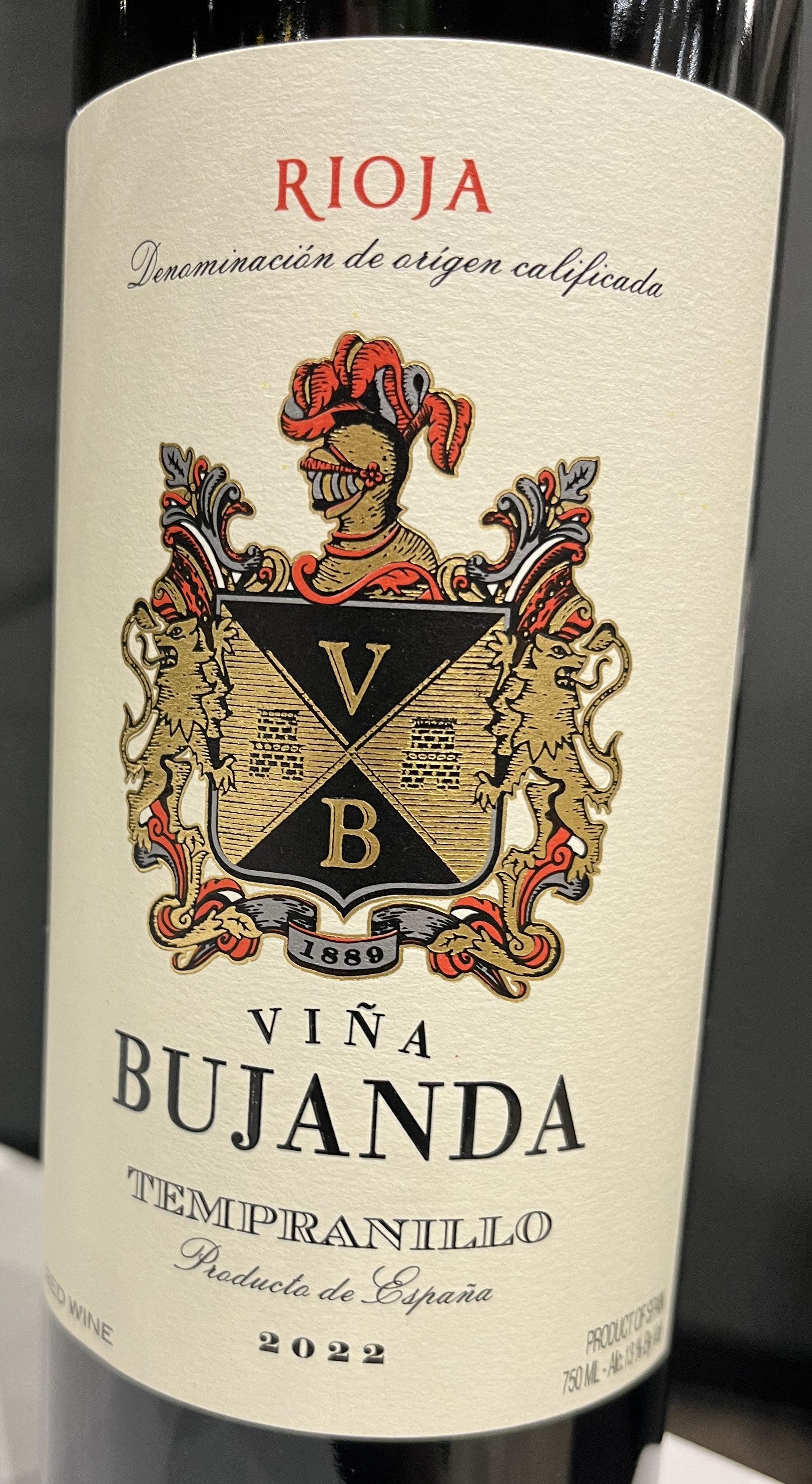 2022 Vina Bujanda - Premium Spanish Tempranillo Wine